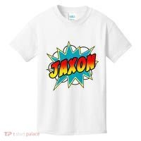 Jaxon Comic Book Superhero Name Kids T-Shirt thumb 0