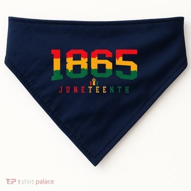 Juneteenth Celebrate Black Freedom 1865 History Month USA-Made Doggie Bandana