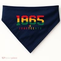 Juneteenth Celebrate Black Freedom 1865 History Month USA-Made Doggie Bandana thumb 0