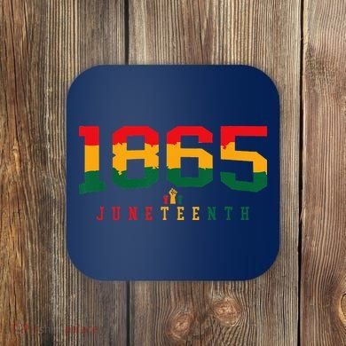 Juneteenth Celebrate Black Freedom 1865 History Month Coaster