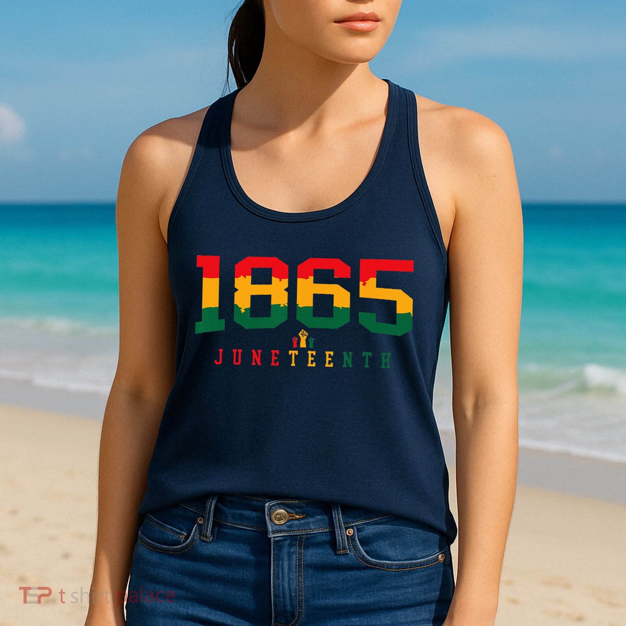 Juneteenth Celebrate Black Freedom 1865 History Month Women's Tank Top