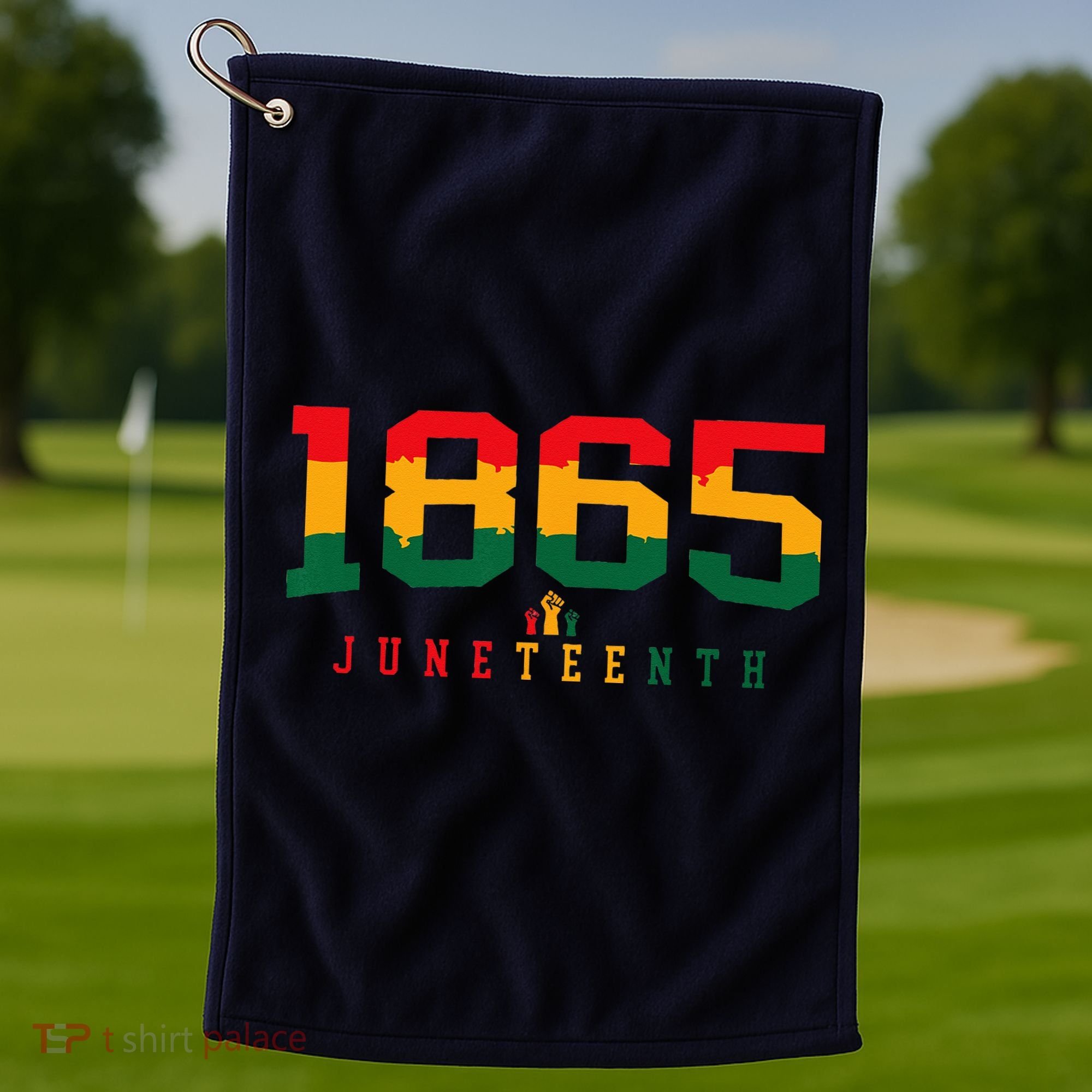 Juneteenth Celebrate Black Freedom 1865 History Month Golf Towel