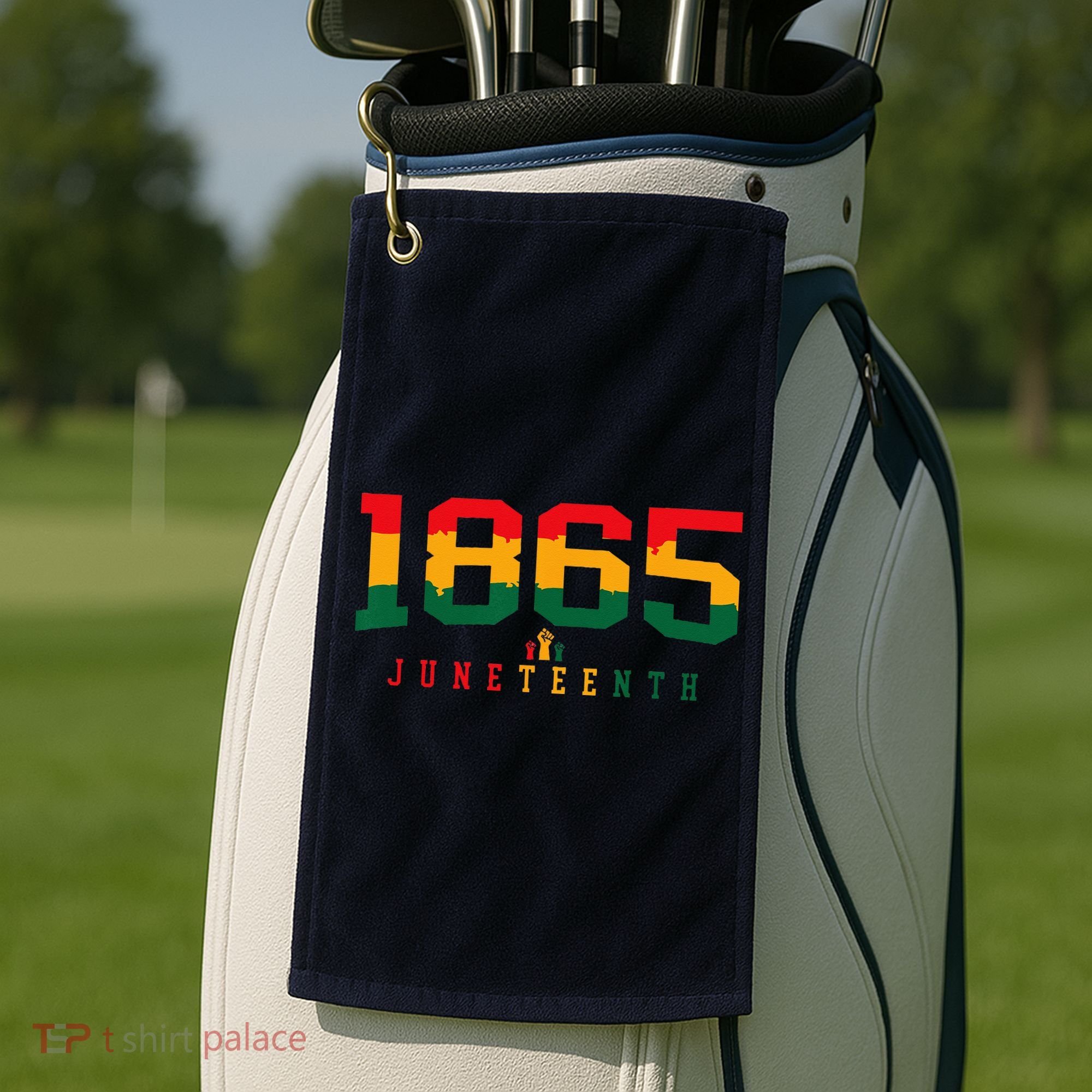 Juneteenth Celebrate Black Freedom 1865 History Month Golf Towel