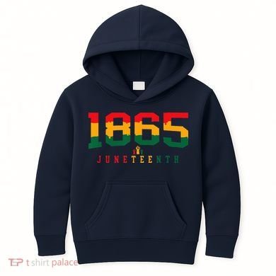 Juneteenth Celebrate Black Freedom 1865 History Month Kids Hoodie