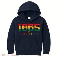 Juneteenth Celebrate Black Freedom 1865 History Month Kids Hoodie thumb 0