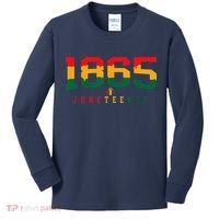 Juneteenth Celebrate Black Freedom 1865 History Month Kids Long Sleeve Shirt thumb 0