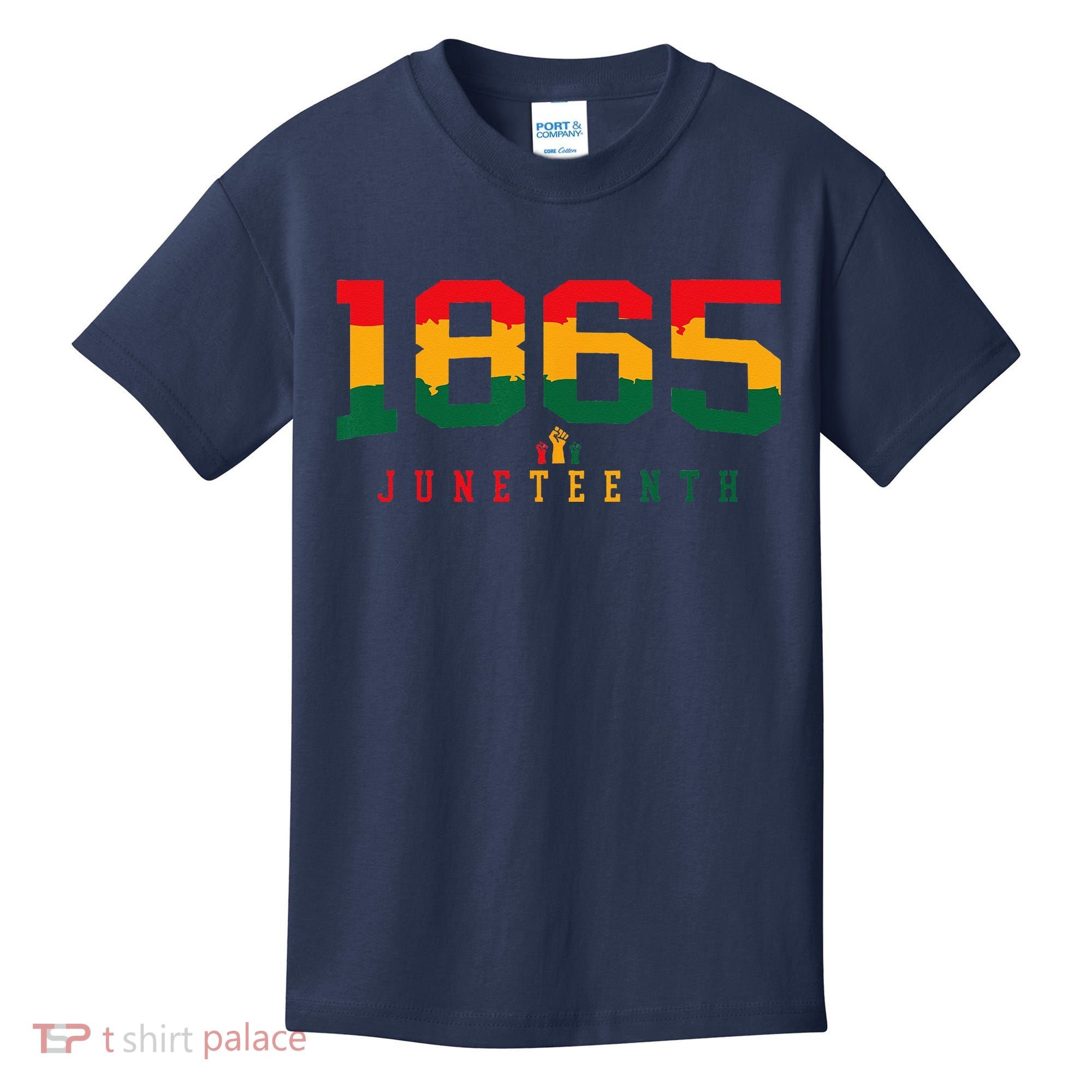 Juneteenth Celebrate Black Freedom 1865 History Month Kids T-Shirt