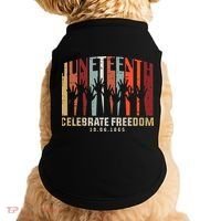 Juneteenth Celebrating Black Freedom, Black History Doggie Tank thumb 0