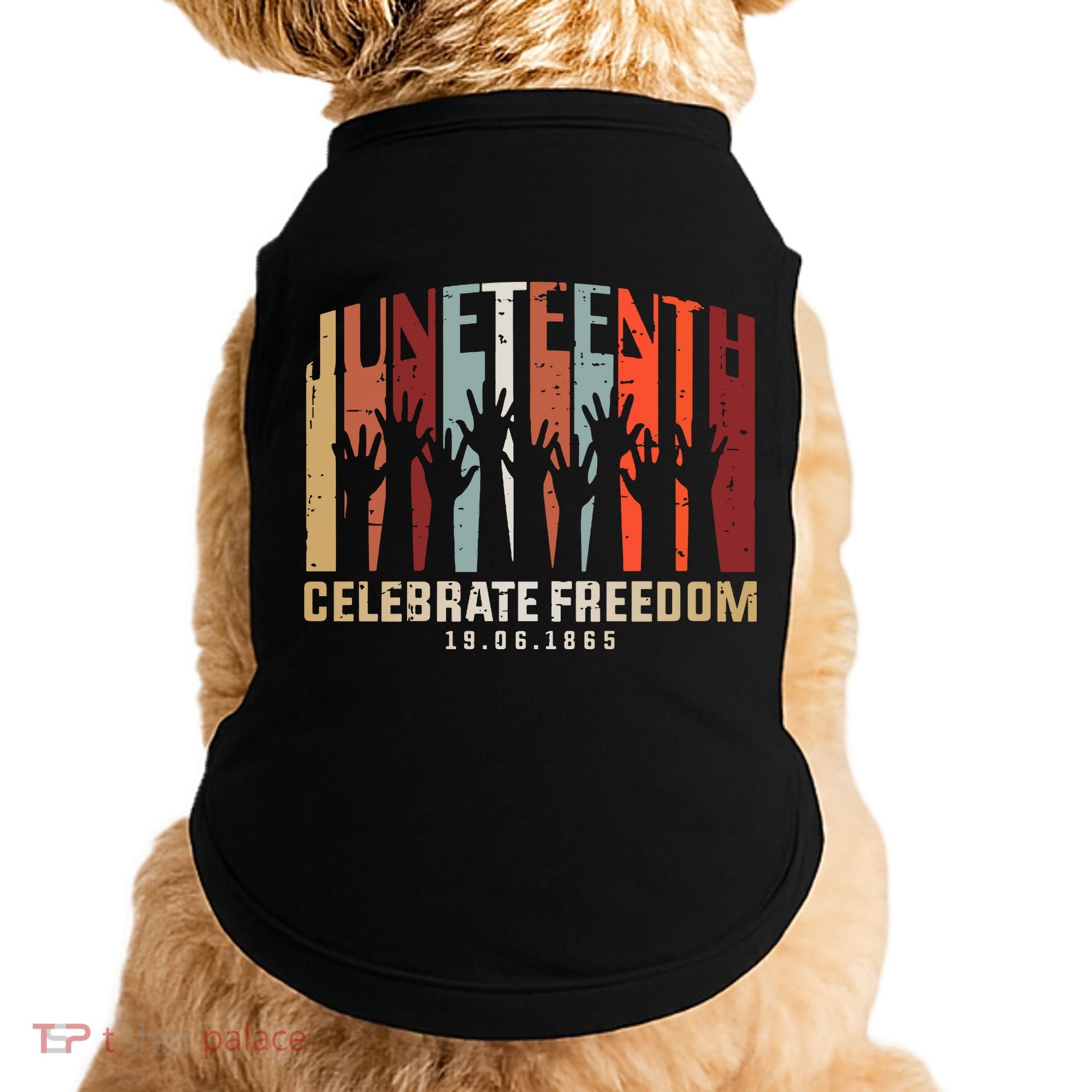 Juneteenth Celebrating Black Freedom, Black History Doggie Tank