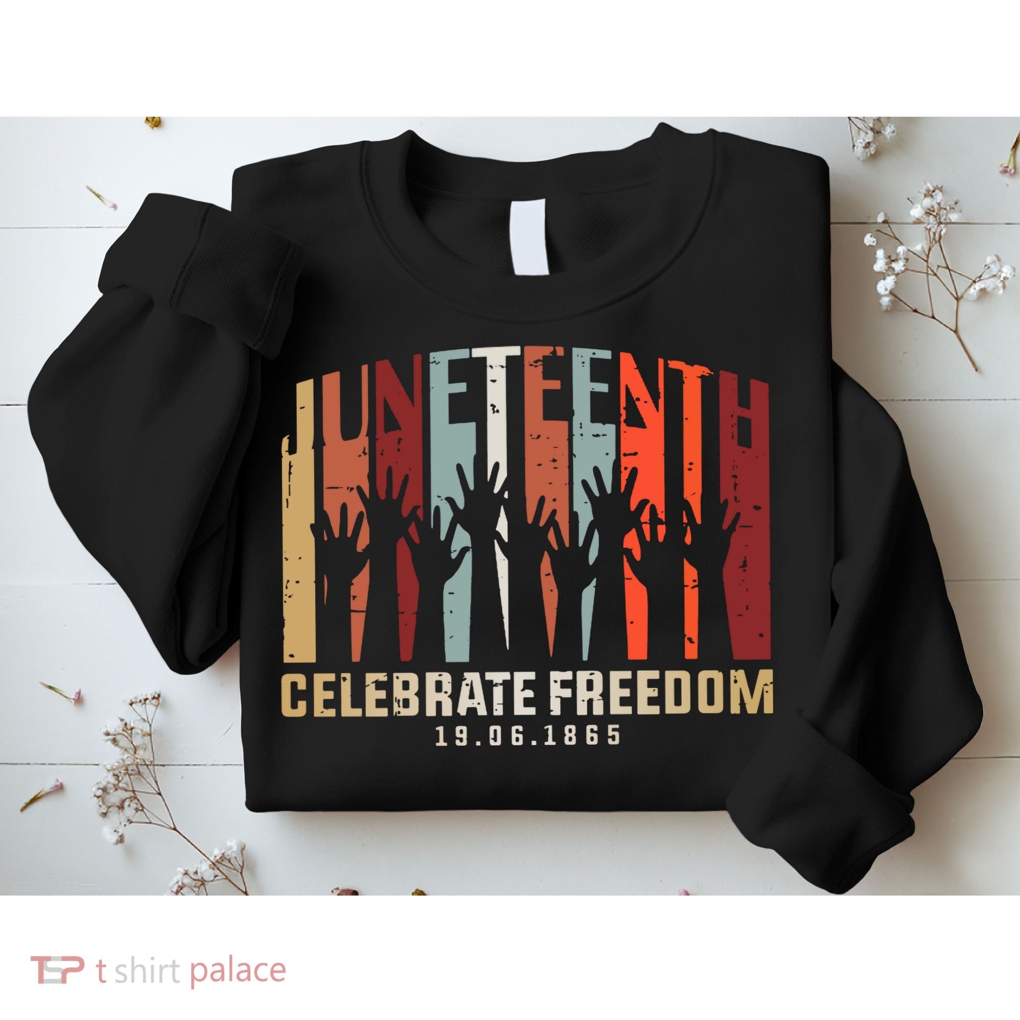 Juneteenth Celebrating Black Freedom, Black History Sweatshirt