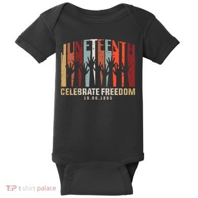 Juneteenth Celebrating Black Freedom, Black History Baby Bodysuit