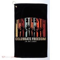 Juneteenth Celebrating Black Freedom, Black History Golf Towel thumb 0