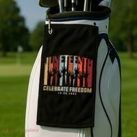 Juneteenth Celebrating Black Freedom, Black History Golf Towel thumb 2