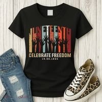 Juneteenth Celebrating Black Freedom, Black History Women's T-Shirt thumb 3