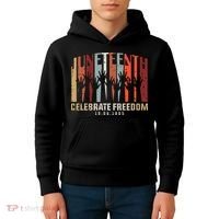 Juneteenth Celebrating Black Freedom, Black History Kids Hoodie thumb 4