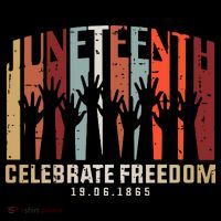 Juneteenth Celebrating Black Freedom, Black History Kids T-Shirt thumb 4