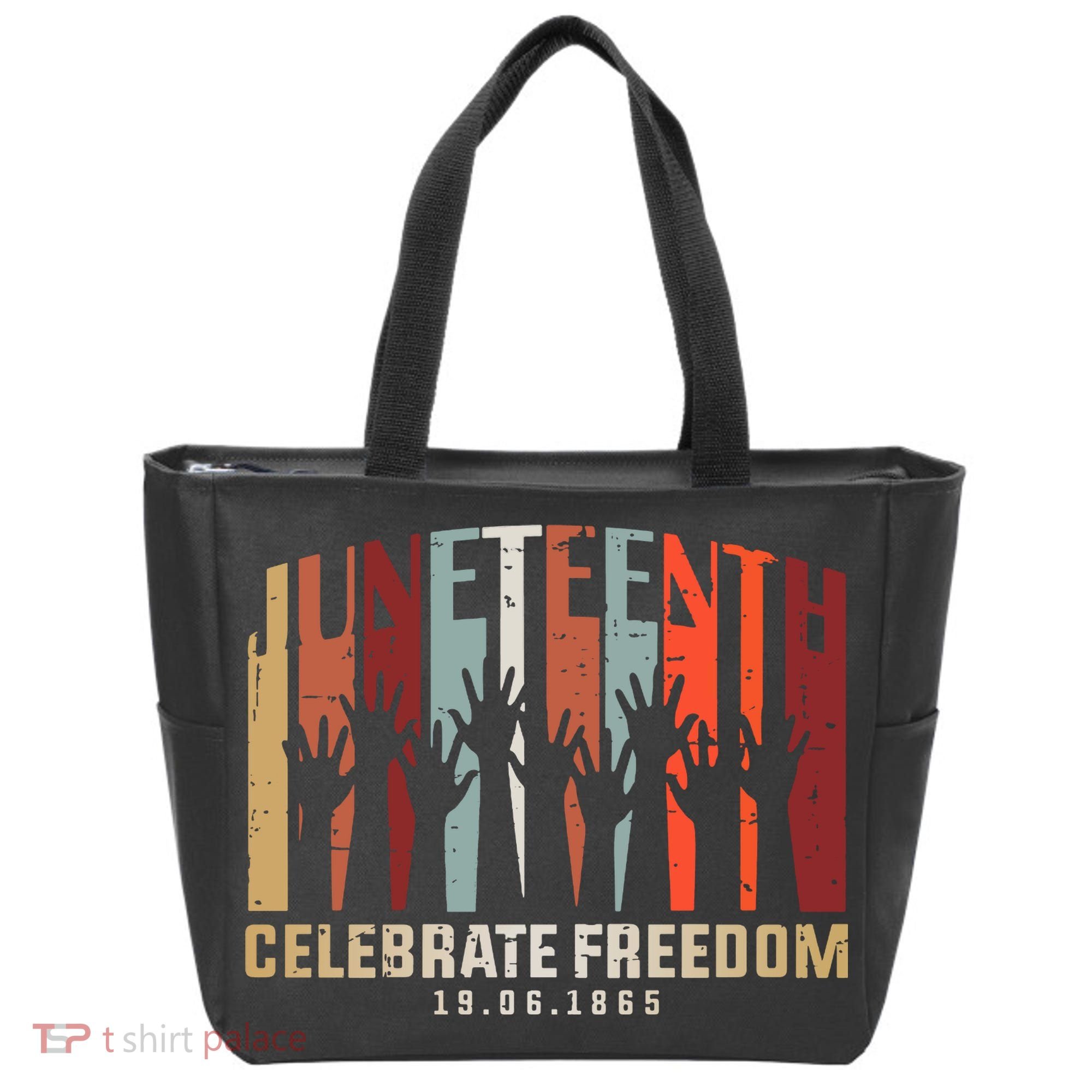 Juneteenth Celebrating Black Freedom, Black History Tote Bag