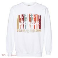Juneteenth Celebrating Black Freedom, Black History Garment-Dyed Sweatshirt thumb 0