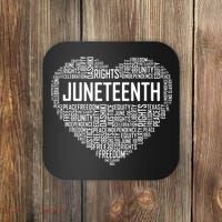 Juneteenth Celebrating Black Freedom 1865 African American Coaster thumb 0