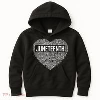 Juneteenth Celebrating Black Freedom 1865 African American Kids Hoodie thumb 0