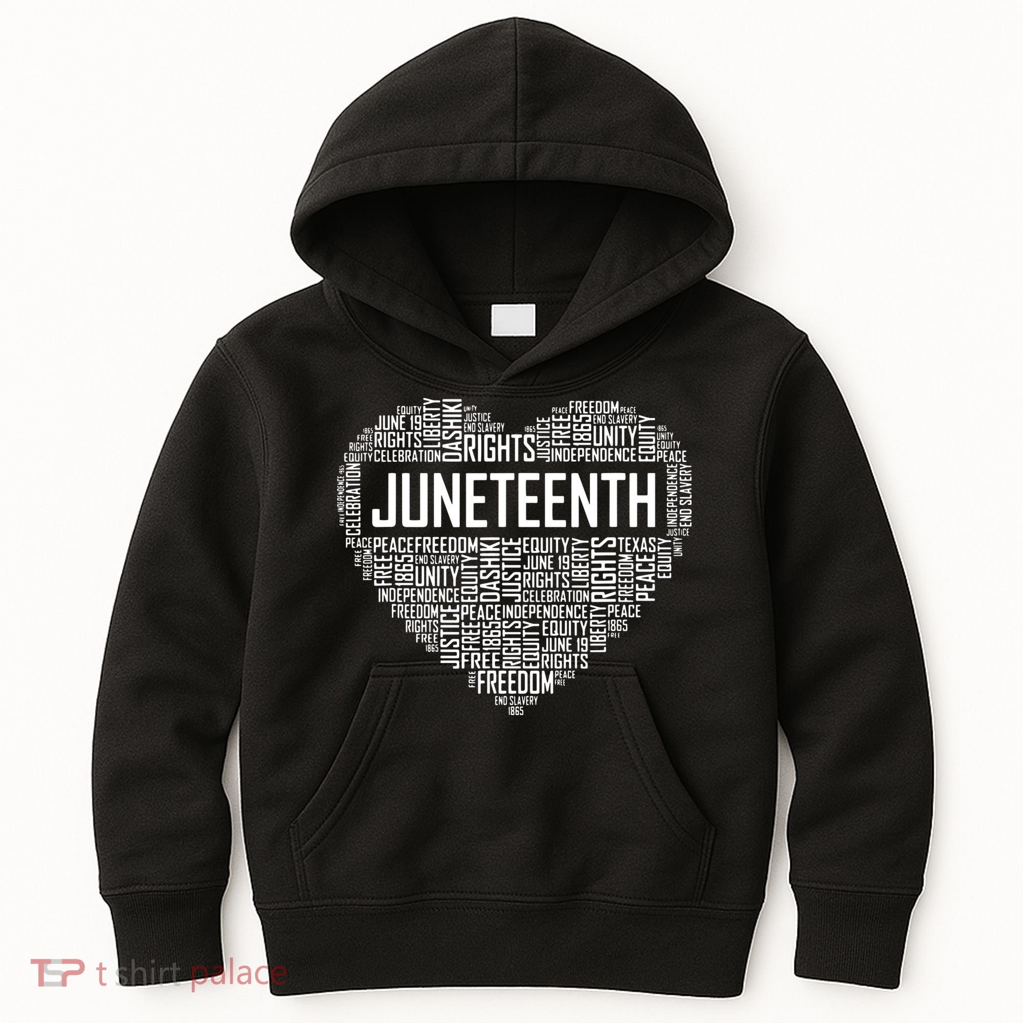 Juneteenth Celebrating Black Freedom 1865 African American Kids Hoodie