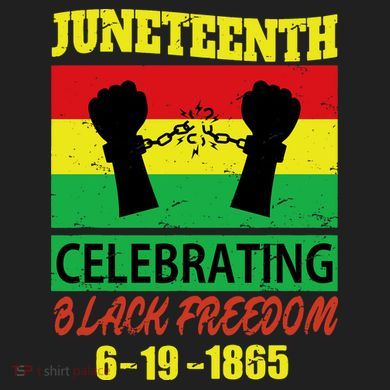 Juneteenth Celebrating Black Freedom 1865 Flag Women's Sweatshirt