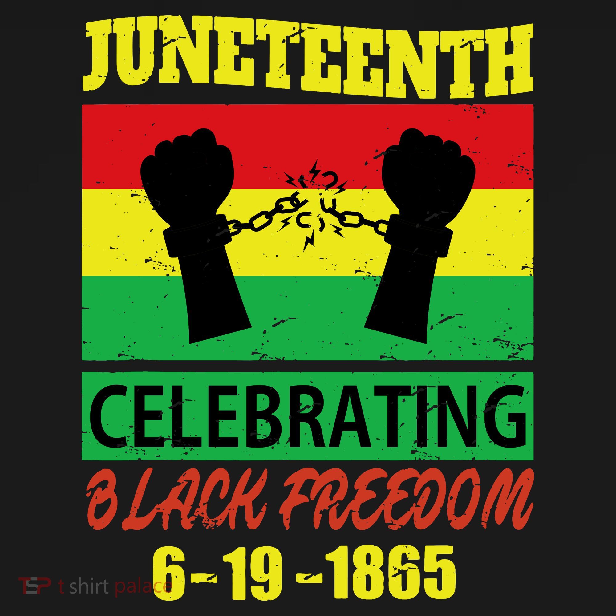 Juneteenth Celebrating Black Freedom 1865 Flag Doggie Tank