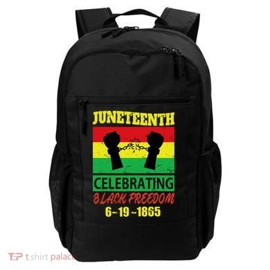Juneteenth Celebrating Black Freedom 1865 Flag Backpack