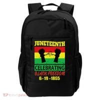 Juneteenth Celebrating Black Freedom 1865 Flag Backpack thumb 0