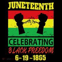 Juneteenth Celebrating Black Freedom 1865 Flag Coaster thumb 2