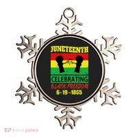 Juneteenth Celebrating Black Freedom 1865 Flag Ornament thumb 0
