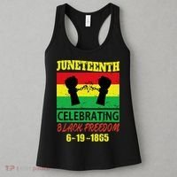 Juneteenth Celebrating Black Freedom 1865 Flag Women's Tank Top thumb 3