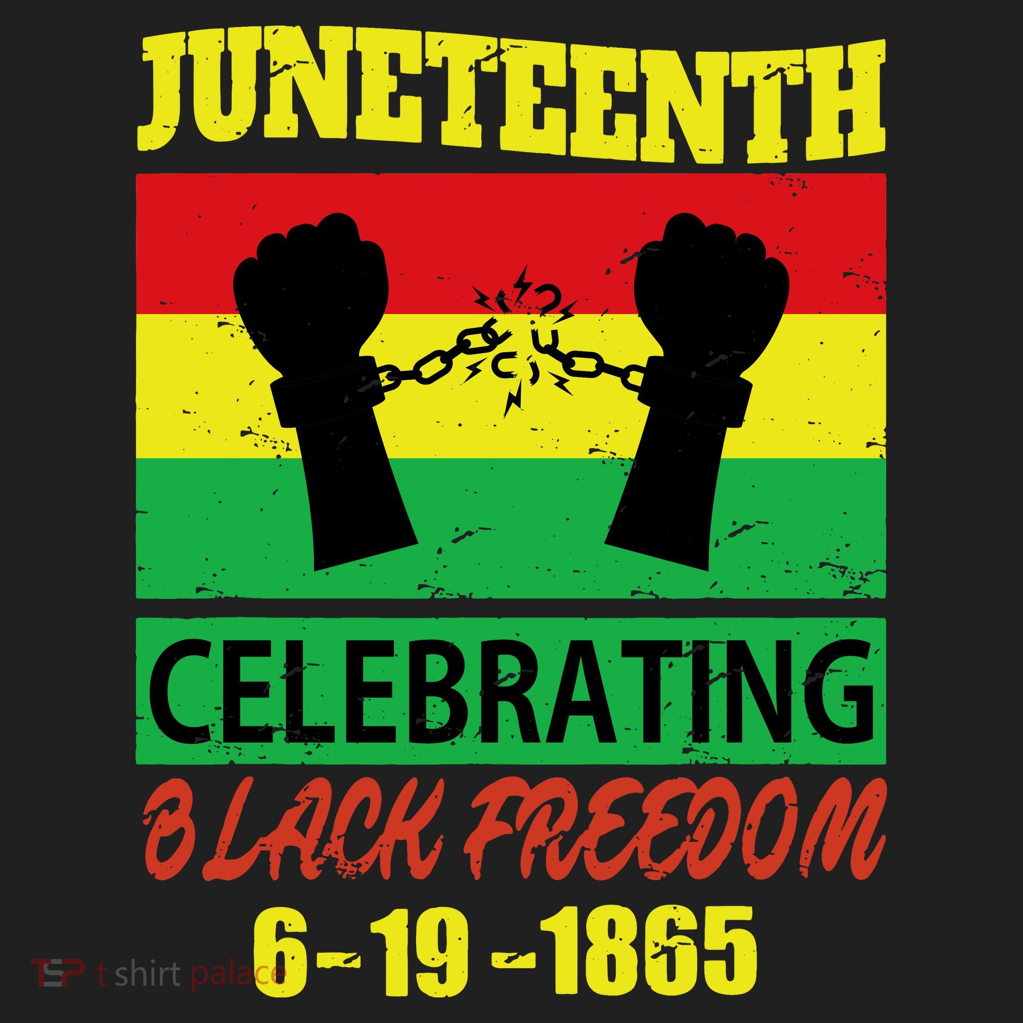 Juneteenth Celebrating Black Freedom 1865 Flag Hat