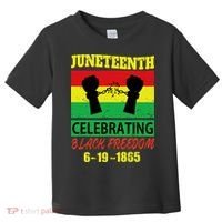 Juneteenth Celebrating Black Freedom 1865 Flag Toddler T-Shirt thumb 0