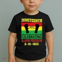 Juneteenth Celebrating Black Freedom 1865 Flag Toddler T-Shirt thumb 2