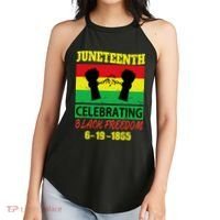 Juneteenth Celebrating Black Freedom 1865 Flag Women's Perfect Tri Rocker Tank thumb 2