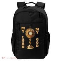Jesus Christ Blessed Sacrament My Lord Backpack thumb 0