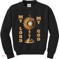 Jesus Christ Blessed Sacrament My Lord Kids Sweatshirt thumb 0