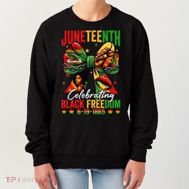 Juneteenth Celebrating Black Freedom 1865 African American Women's Sweatshirt