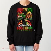 Juneteenth Celebrating Black Freedom 1865 African American Women's Sweatshirt thumb 0