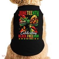 Juneteenth Celebrating Black Freedom 1865 African American Doggie Tank thumb 0