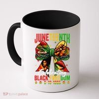 Juneteenth Celebrating Black Freedom 1865 African American Coffee Mug thumb 0