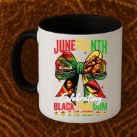Juneteenth Celebrating Black Freedom 1865 African American Coffee Mug thumb 2