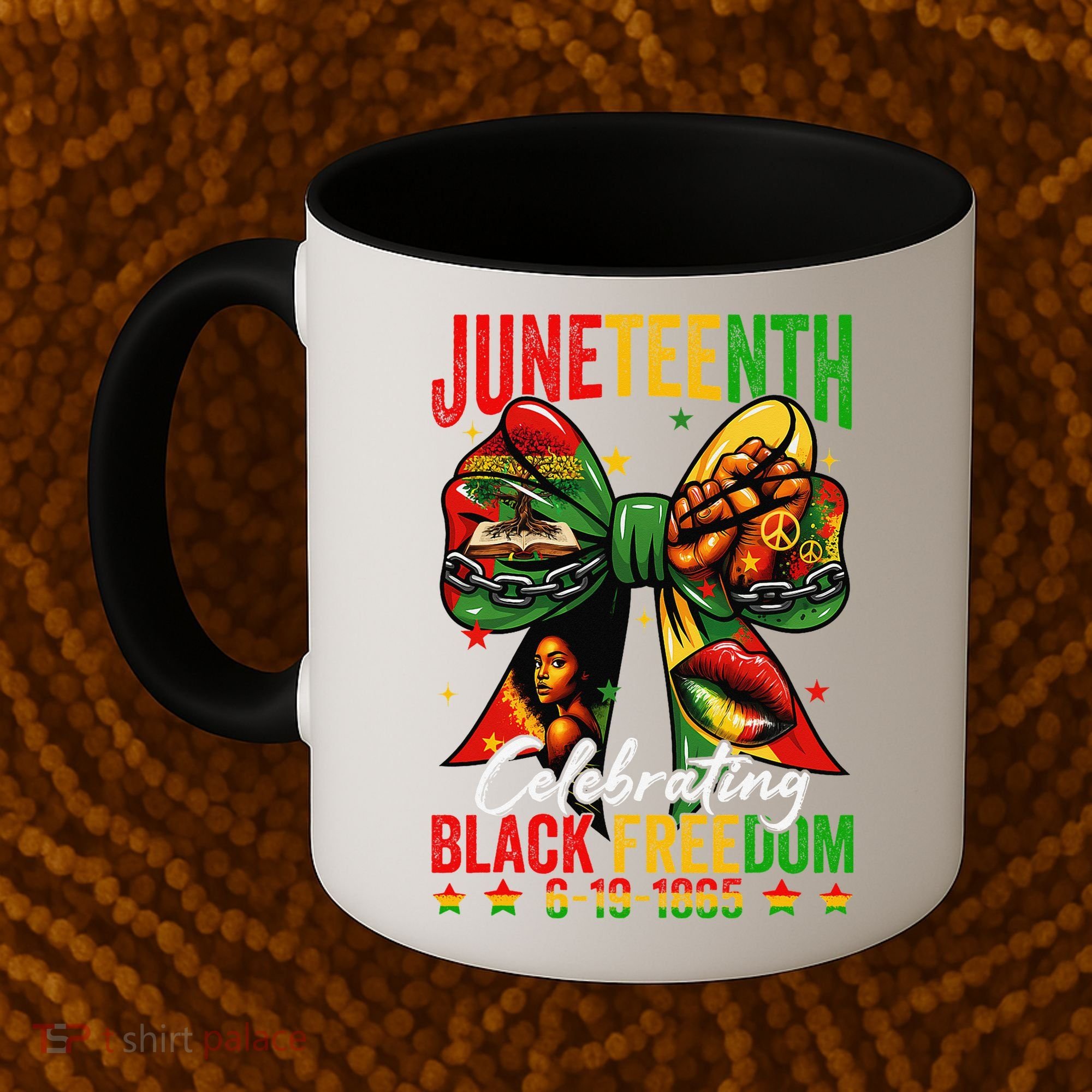 Juneteenth Celebrating Black Freedom 1865 African American Coffee Mug
