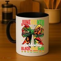 Juneteenth Celebrating Black Freedom 1865 African American Coffee Mug thumb 4