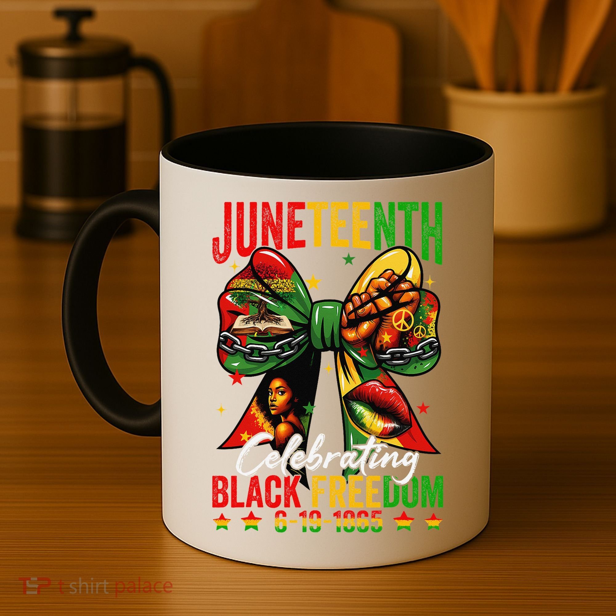 Juneteenth Celebrating Black Freedom 1865 African American Coffee Mug