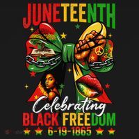 Juneteenth Celebrating Black Freedom 1865 African American Women's Hoodie thumb 2