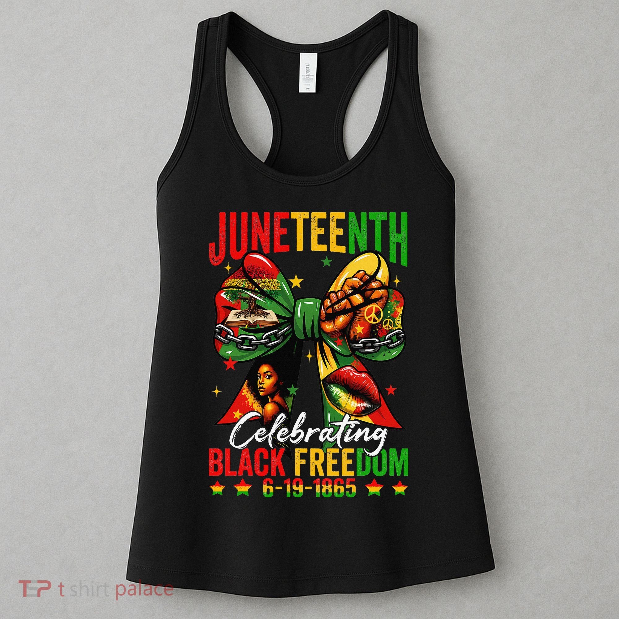 Juneteenth Celebrating Black Freedom 1865 African American Women's Tank Top