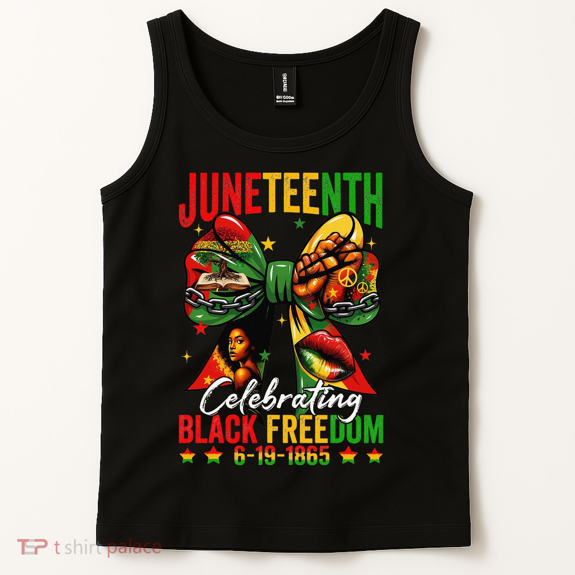 Juneteenth Celebrating Black Freedom 1865 African American Tank Top