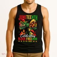 Juneteenth Celebrating Black Freedom 1865 African American Tank Top thumb 3